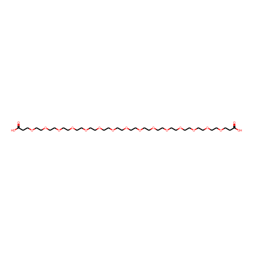 Bis-PEG15-acid Chemical Structure