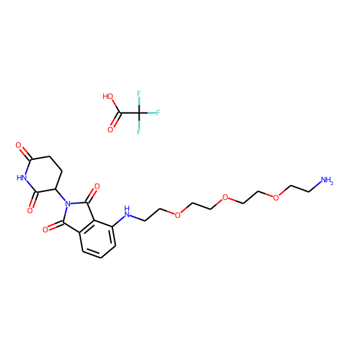 Pomalidomide-PEG3-C2-NH2 (TFA)