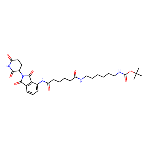 Pomalidomide-amido-C4-amido-C6-NH-Boc