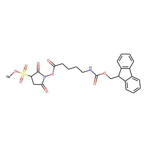 Fmoc-NH-pentanoic acid-NHS-SO3Na