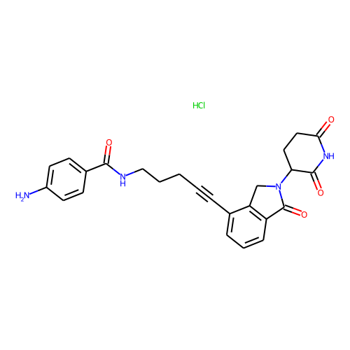 Lenalidomide-propargyl-C2-amido-Ph-NH2 hydrochloride