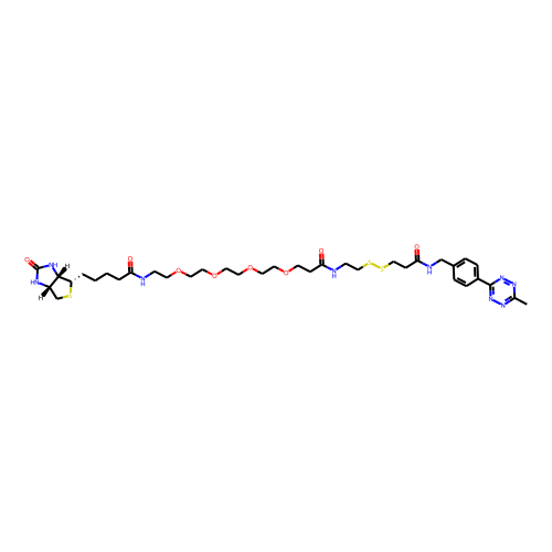 Methyltetrazine-SS-PEG4-Biotin