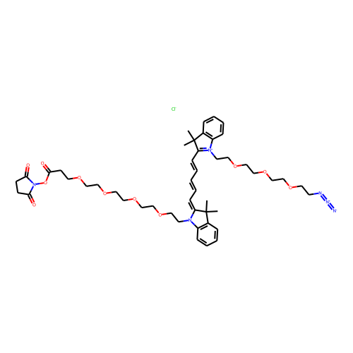 N-(Azide-PEG3)-N'-(PEG4-NHS ester)-Cy5