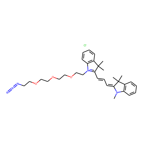 N-methyl-N'-(azide-PEG3)-Cy3