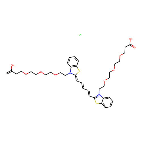 N,N'-bis-(Acid-PEG3)-benzothiazole Cy5