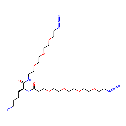 NH2-C5-PEG4-N3-L-Lysine-PEG3-N3