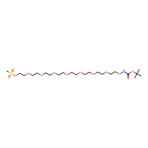 t-Boc-Aminooxy-PEG8-Ms