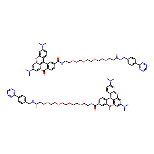 TAMRA-PEG4-tetrazine Chemical Structure