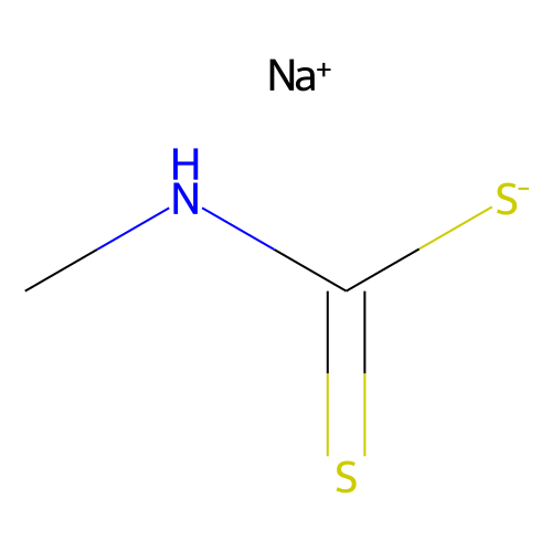 Metam Structure Metam-sodium