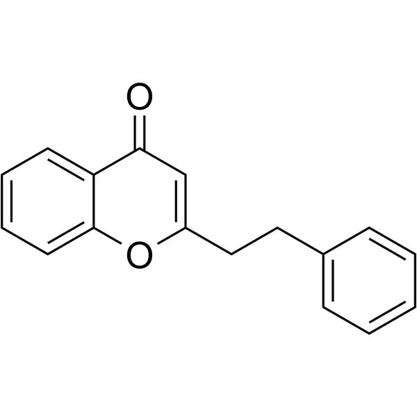 2-(2-Phenylethyl)chromone Chemical Structure