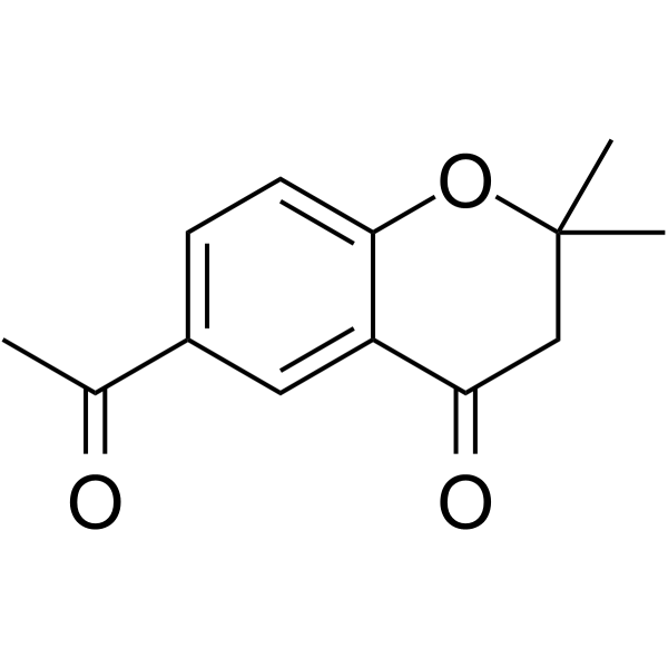 6-Acetyl-2,2-dimethylchroman-4-one Chemical Structure