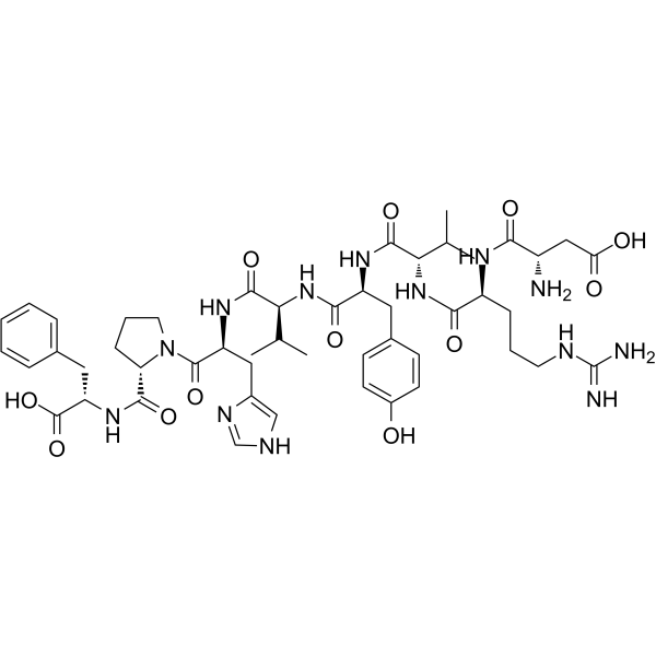 Angiotensin II 5-valine Chemical Structure
