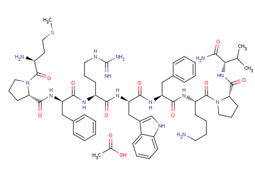 Nonapeptide-1 acetate salt (158563-45-2 free base) Chemical Structure