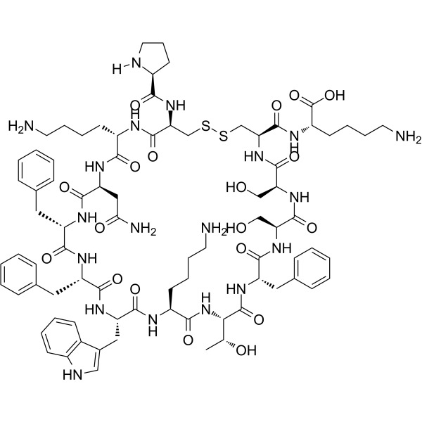 Cortistatin 14, human, rat Chemical Structure