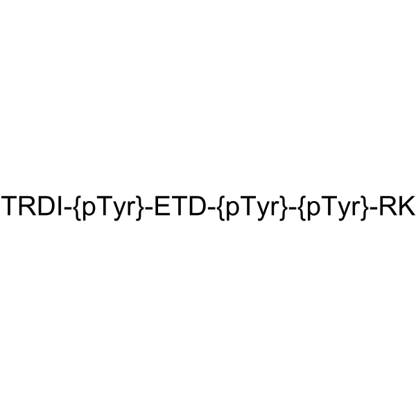 [pTyr1146][pTyr1150][pTyr1151]Insulin Receptor (1142-1153) Chemical Structure