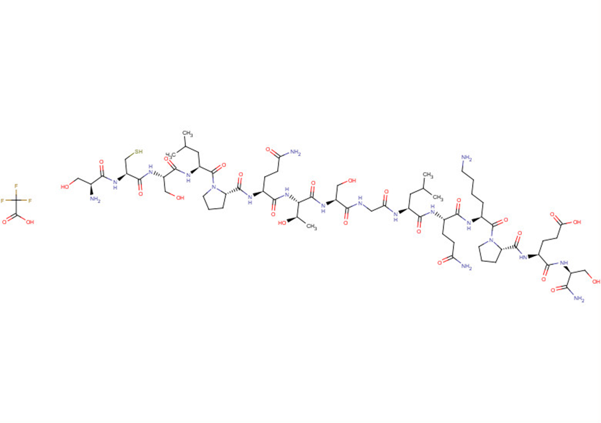 LEP(116-130)(mouse)TFA(258276-95-8 free base) Chemical Structure