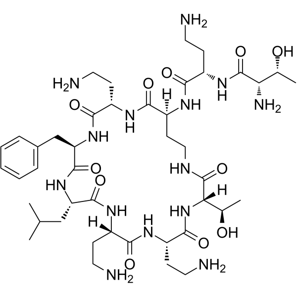 TargetMol Chemical Structure Polymyxin B nonapeptide