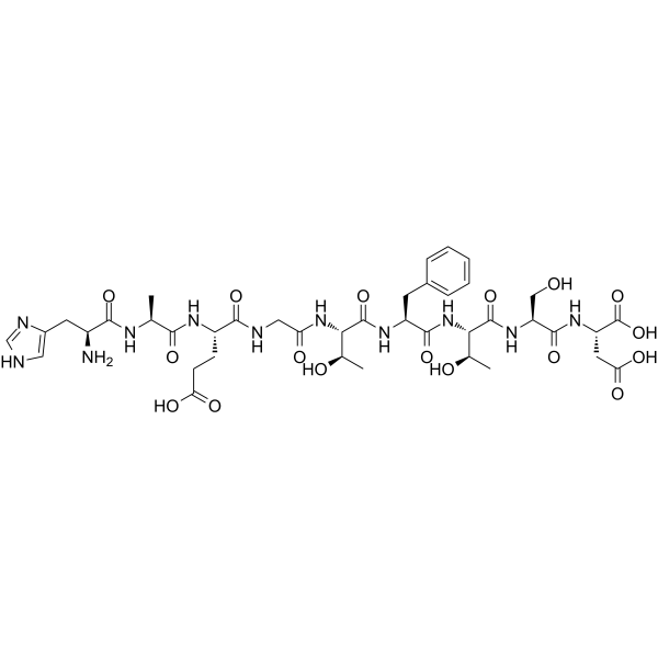 HAEGTFTSD Chemical Structure