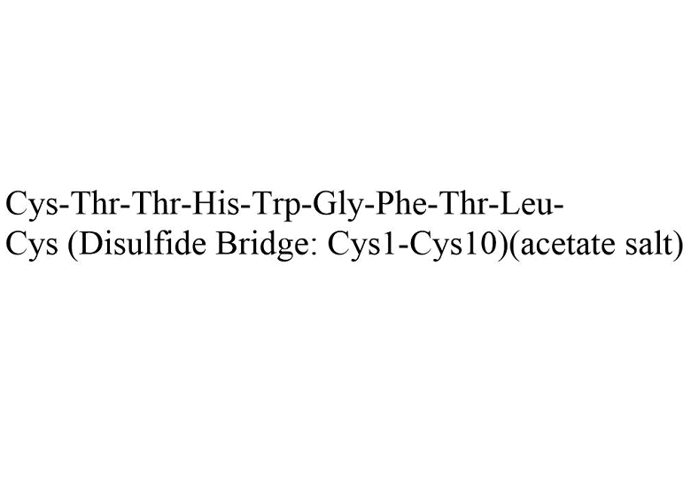 CTTHWGFTLC, CYCLIC acetate(244082-19-7  free base) Chemical Structure
