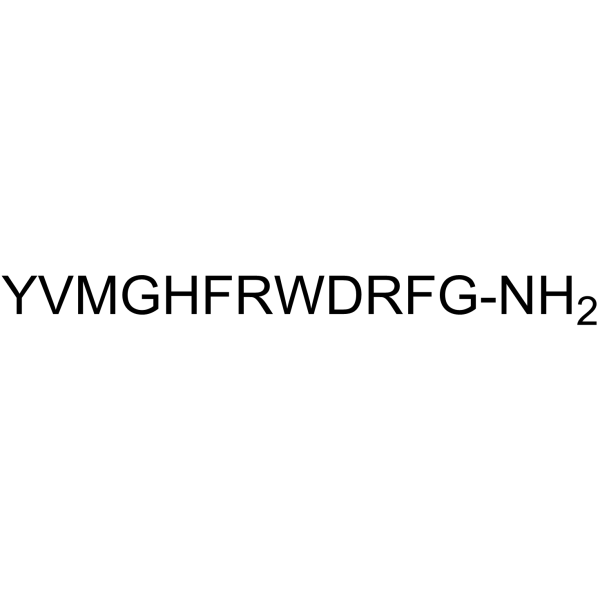 γ-2-MSH (41-58), amide Chemical Structure