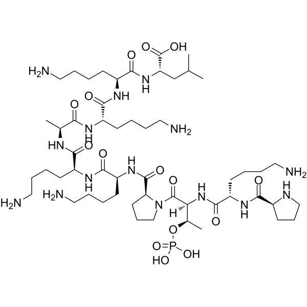 TargetMol Chemical Structure [pThr3]-CDK5 Substrate