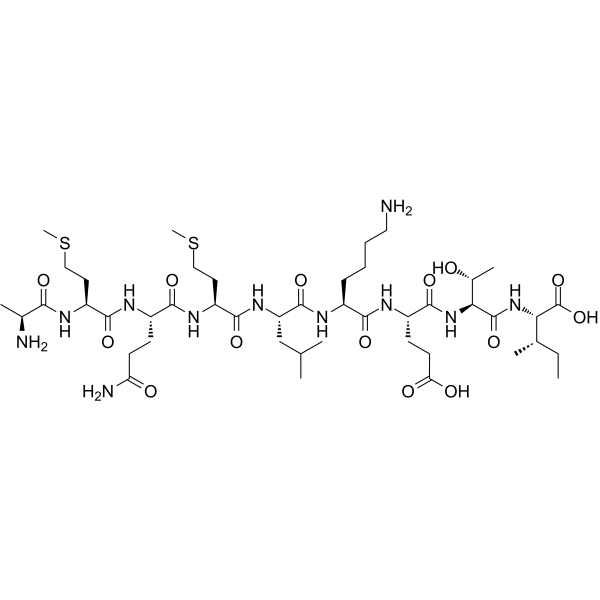 HIV gag peptide (197-205) Chemical Structure