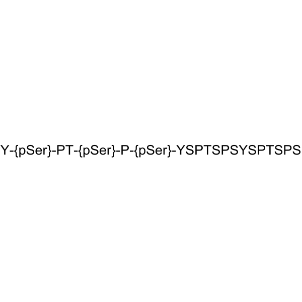 [pSer2, pSer5, pSer7]-CTD Chemical Structure