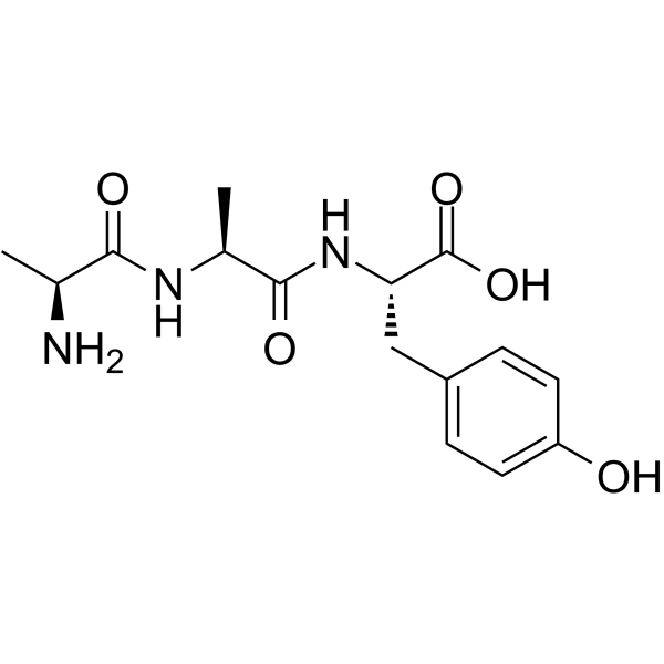 H-Ala-Ala-Tyr-OH Chemical Structure