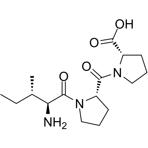 H-Ile-Pro-Pro-OH Chemical Structure