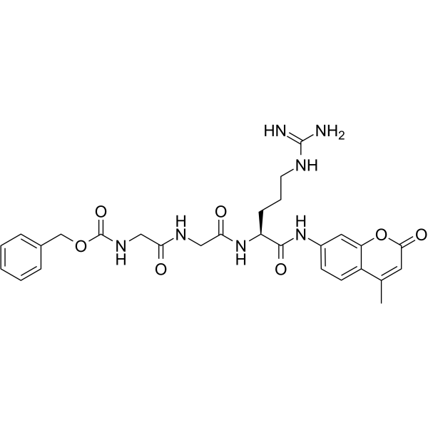 Z-Gly-Gly-Arg-AMC Chemical Structure