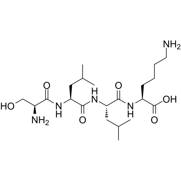 SLLK, Control Peptide for TSP1 Inhibitor(TFA) Chemical Structure