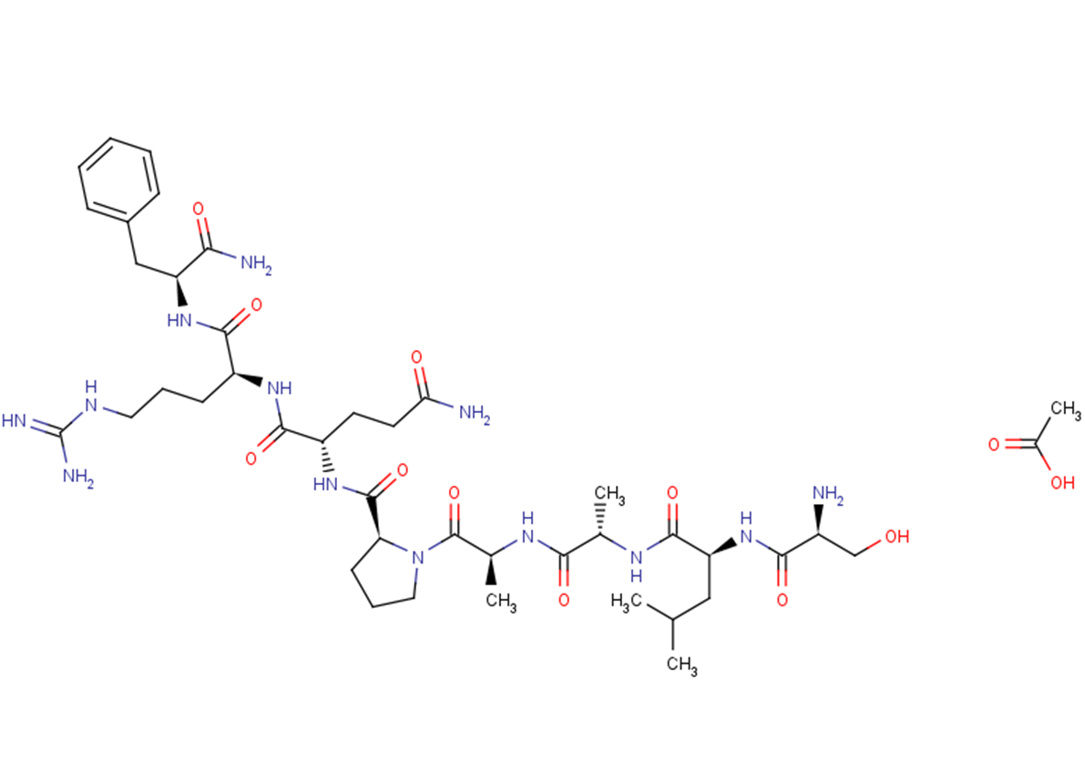 Neuropeptide SF(mouse,rat) acetate Chemical Structure