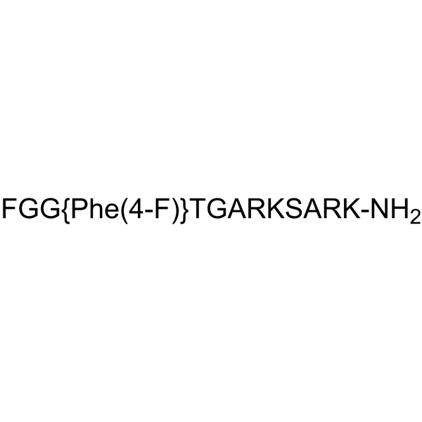 [(pF)Phe4]Nociceptin(1-13)NH2 Chemical Structure