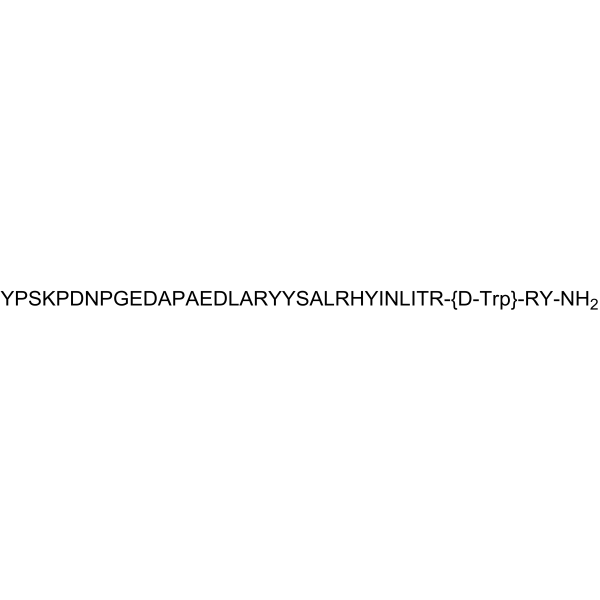 [D-Trp34]-Neuropeptide Y Chemical Structure