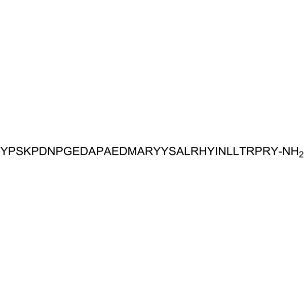 [Leu31,Pro34]-Neuropeptide Y(human,rat) Chemical Structure