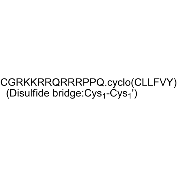 TAT-cyclo-CLLFVY Chemical Structure