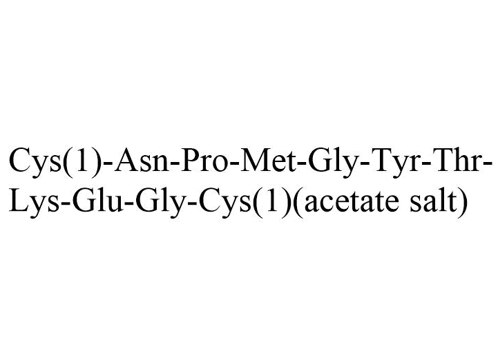 Cyclotraxin B acetate(1203586-72-4 free base) Chemical Structure