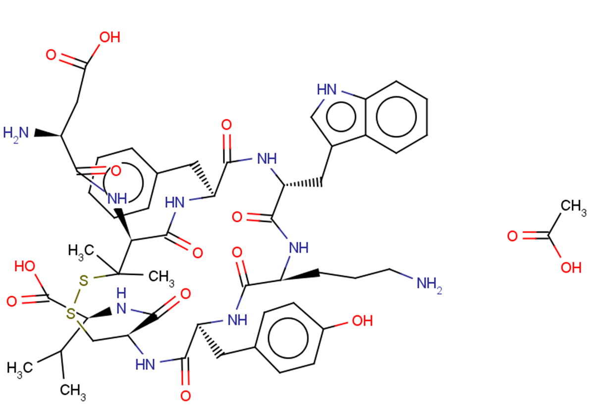 Urantide acetate(669089-53-6 free base) Chemical Structure