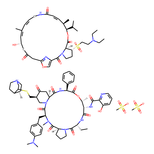 Quinupristin-Dalfopristin Complex (mesylate)