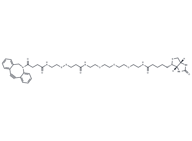 TargetMol Chemical Structure DBCO-S-S-PEG3-biotin