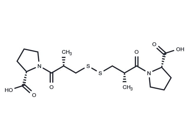 Captopril disulfide Chemical Structure
