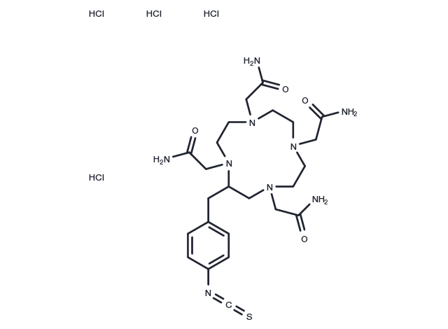 p-SCN-Bn-TCMC HCl Chemical Structure