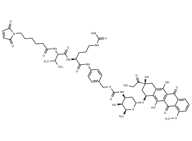 Doxorubicin-MVCP Chemical Structure