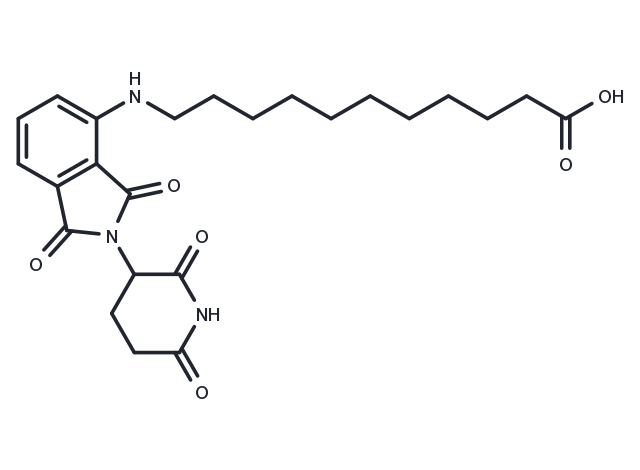 TargetMol Chemical Structure Thalidomide-NH-C10-COOH