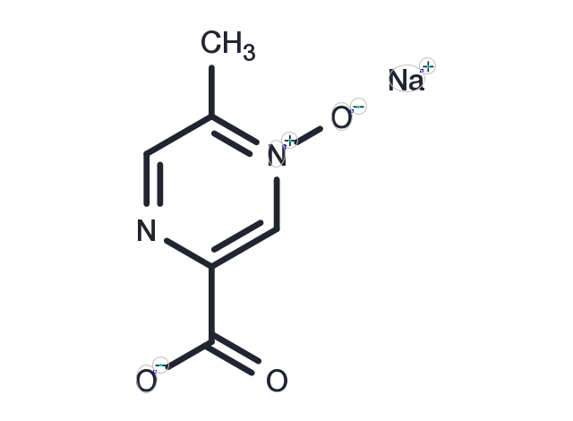Acipimox sodium Chemical Structure