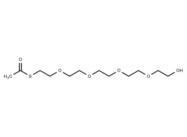 S-acetyl-PEG5-alcohol Chemical Structure
