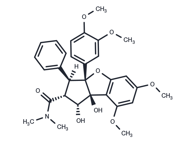 TargetMol Chemical Structure 3'-Methoxyrocaglamide