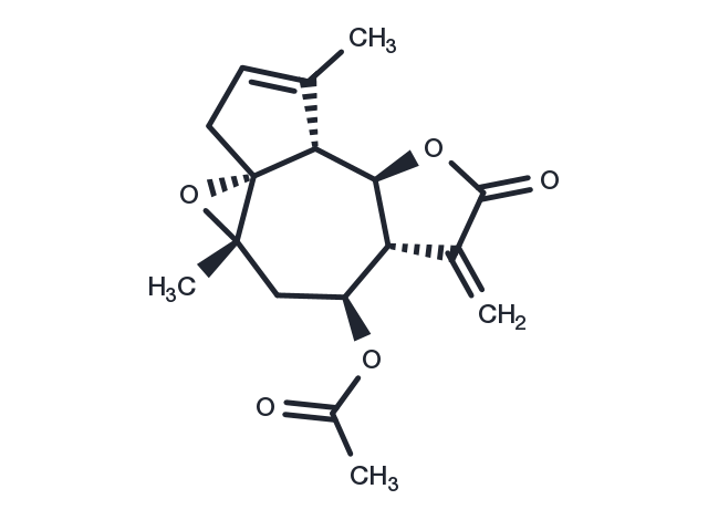TargetMol Chemical Structure 8alpha-Acetoxyarglabin
