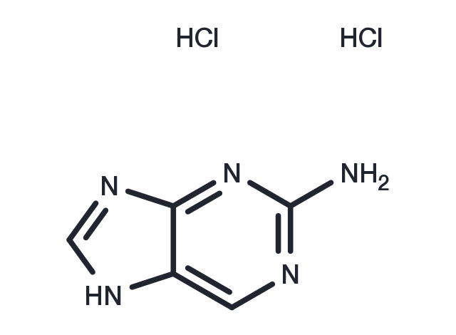 2-Aminopurine dihydrochloride Chemical Structure