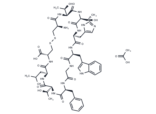 TargetMol Chemical Structure CTTHWGFTLC, CYCLIC acetate(244082-19-7  free base)